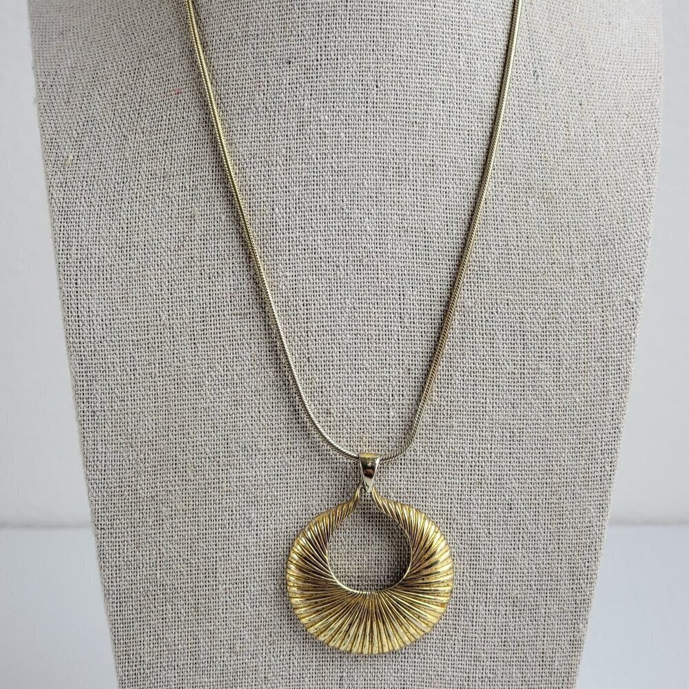 Martin & MacArthur "Lahiki" Sunrise Gold Plated Sterling Silver Pendant Necklace